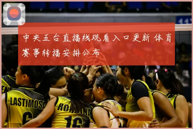 中央五台直播线观看入口更新 体育赛事转播安排公布
